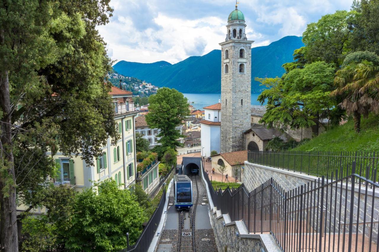 Hotel Besso Lugano Center Exterior foto